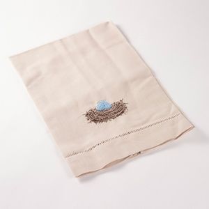 NWT Bird Nest Linen Hand Towel